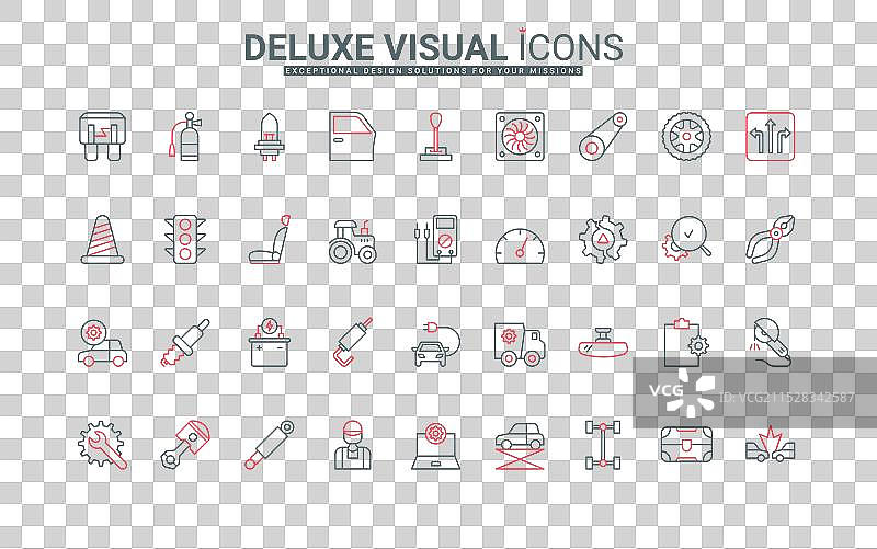 汽车维护和修理服务工具图片素材