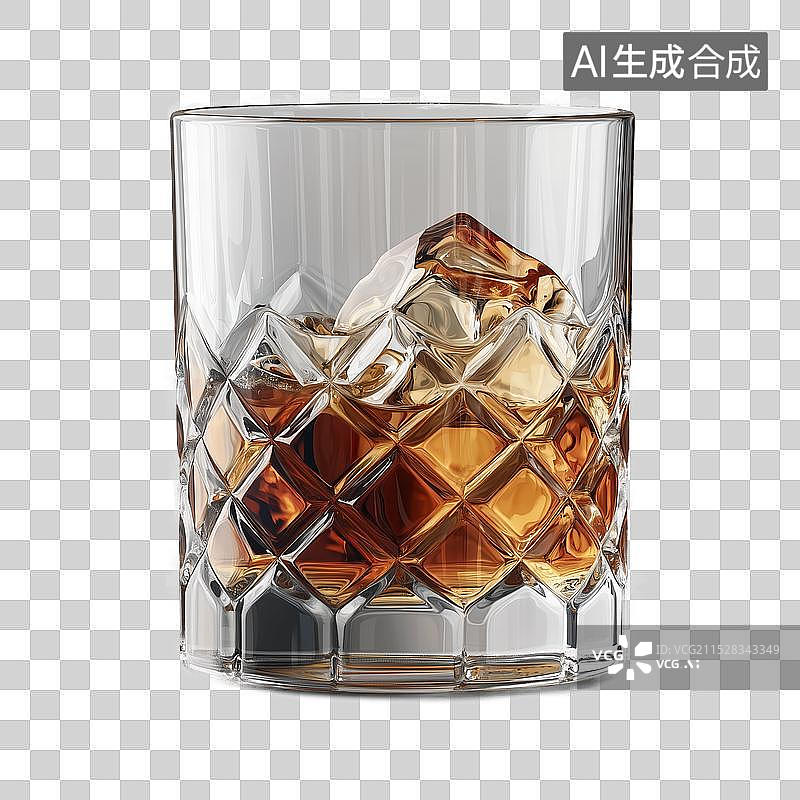 【AI数字艺术】免扣元素半杯水图片素材