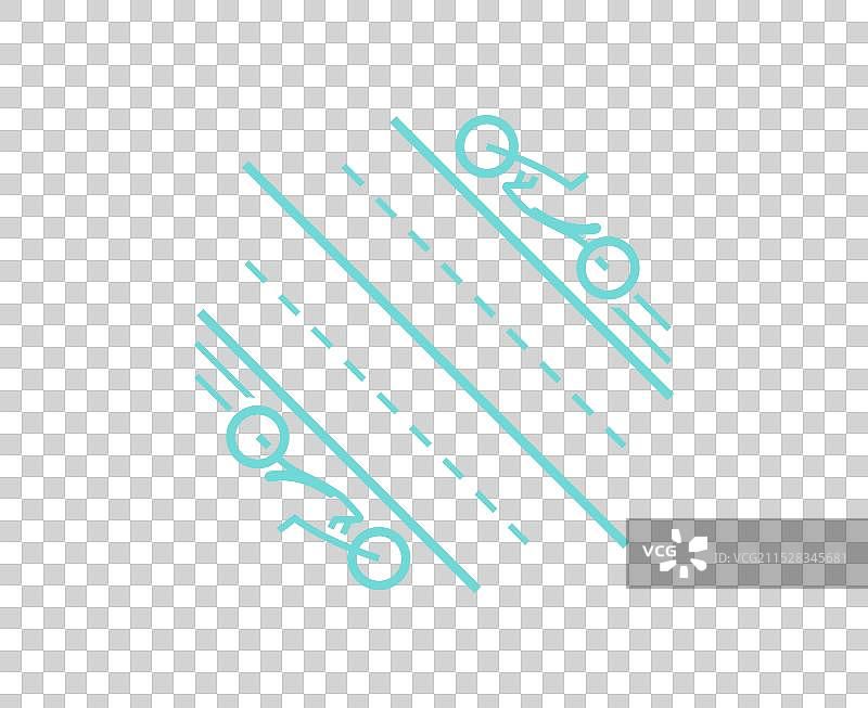 残奥会公路自行车图标图片素材