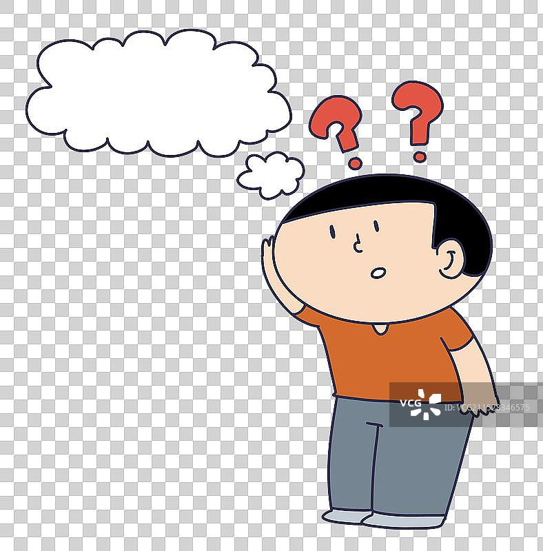 心理活动思考的人物图片素材