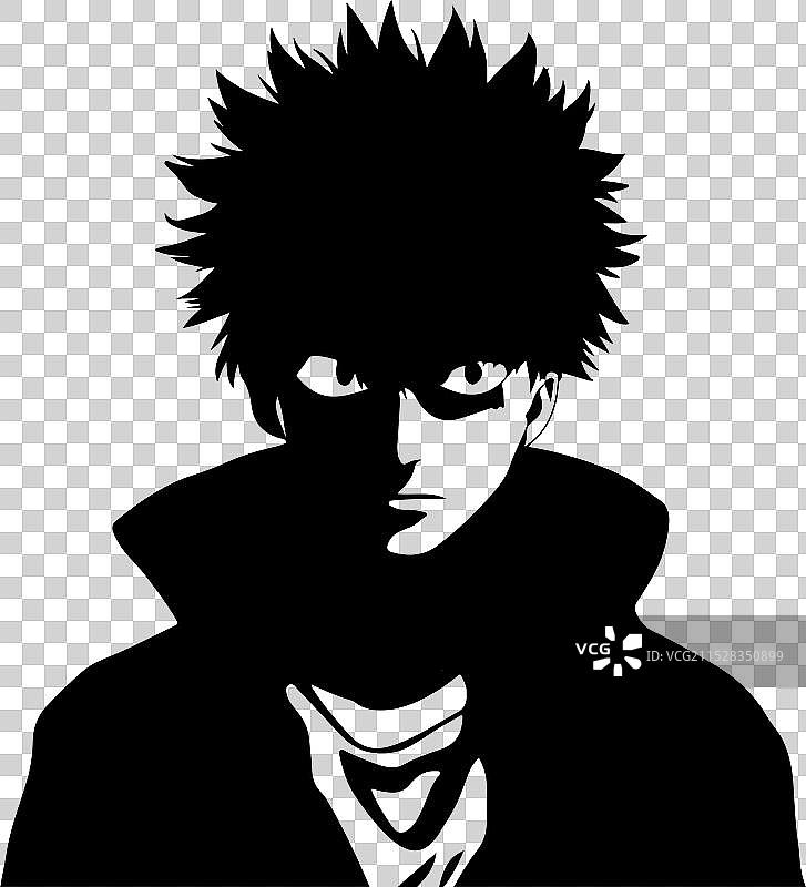 男孩剪影艺术图片素材