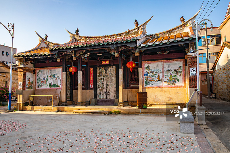 厦门翔安黄厝村黄氏宗祠图片素材