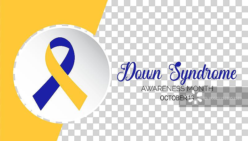 唐氏综合症意识月图片素材