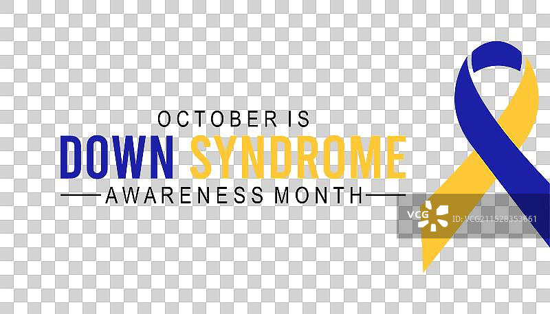 唐氏综合症意识月图片素材