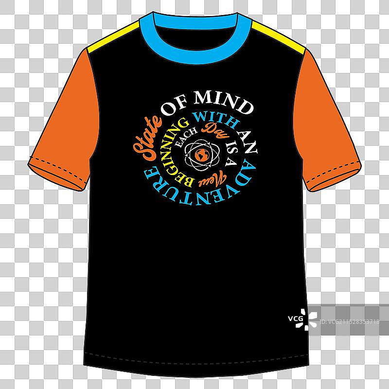 现代励志名言T恤设计图片素材