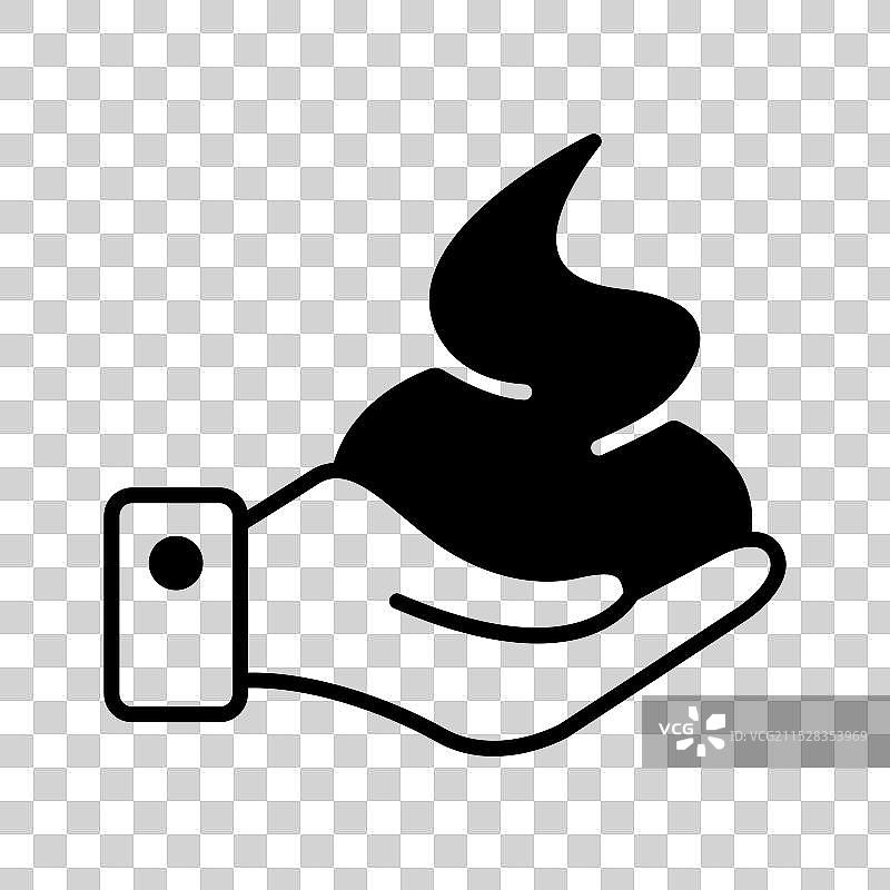 手上的美容霜，面部滋润霜图片素材