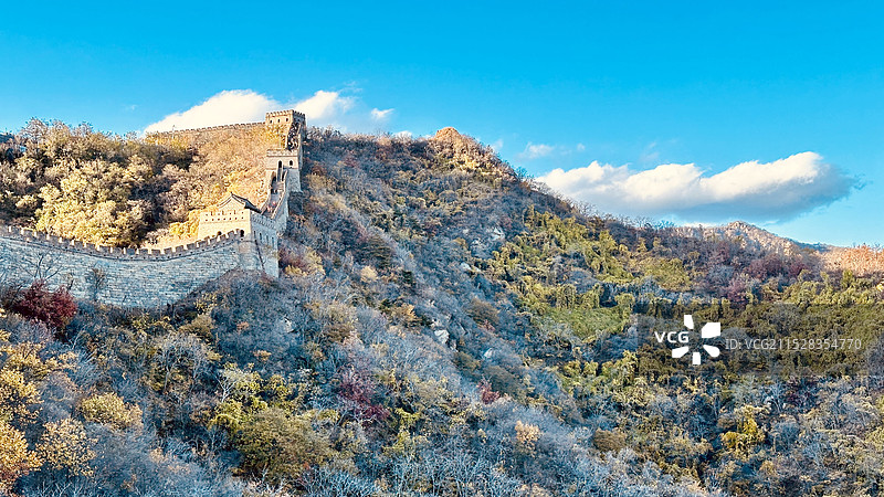 慕田峪长城的秋天图片素材