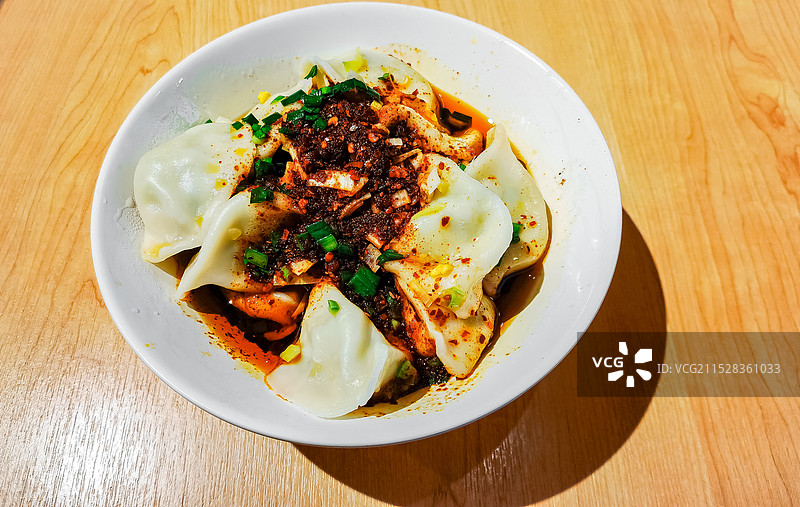 油泼辣子水饺图片素材