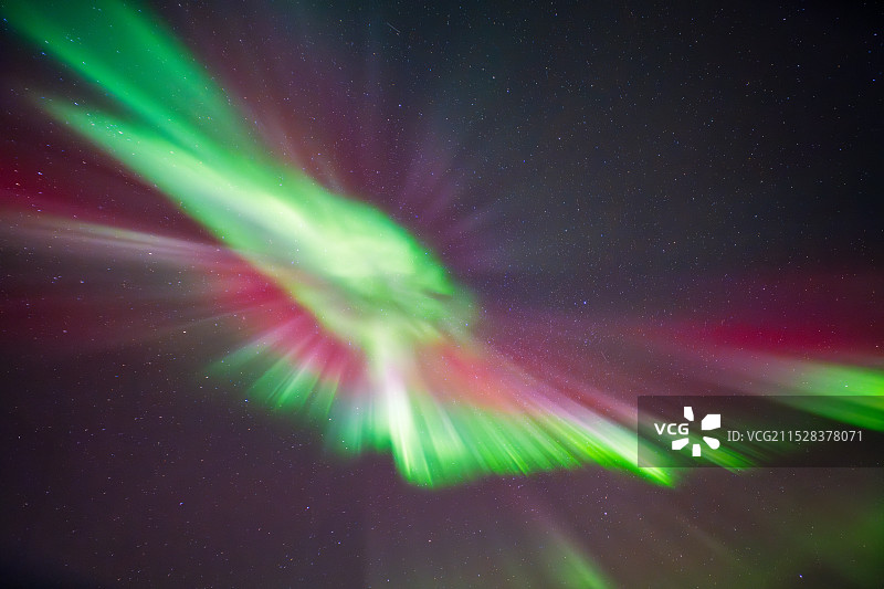 挪威峡湾极光图片素材