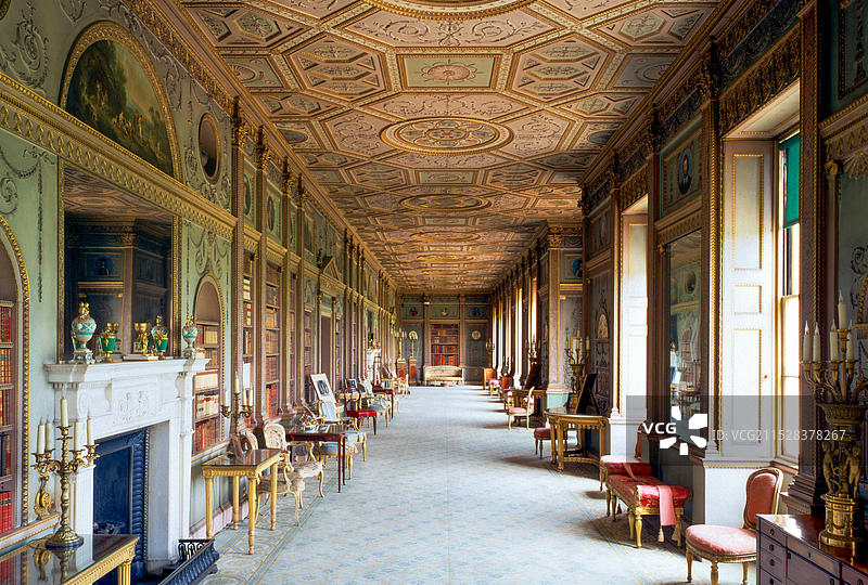 伦敦，西昂庄园，画廊图片素材