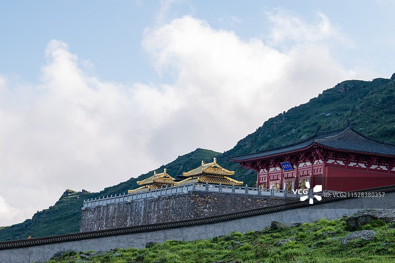 五台山台顶风光图片素材