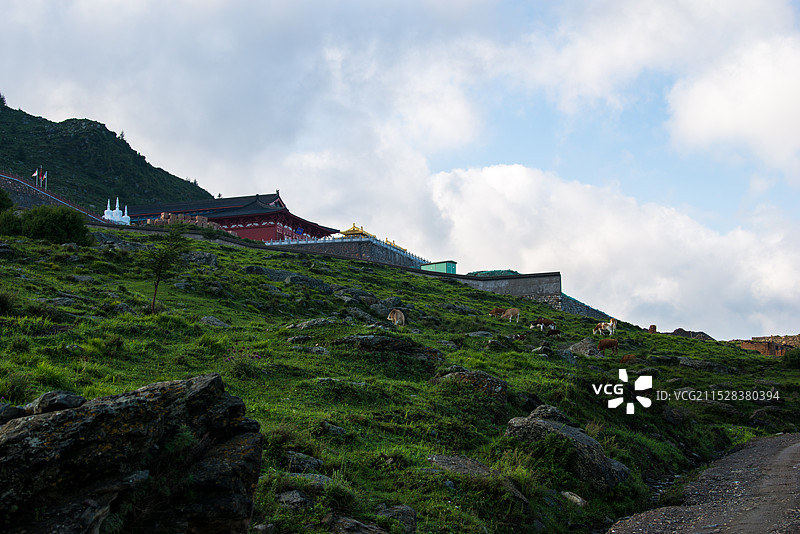 五台山台顶风光图片素材