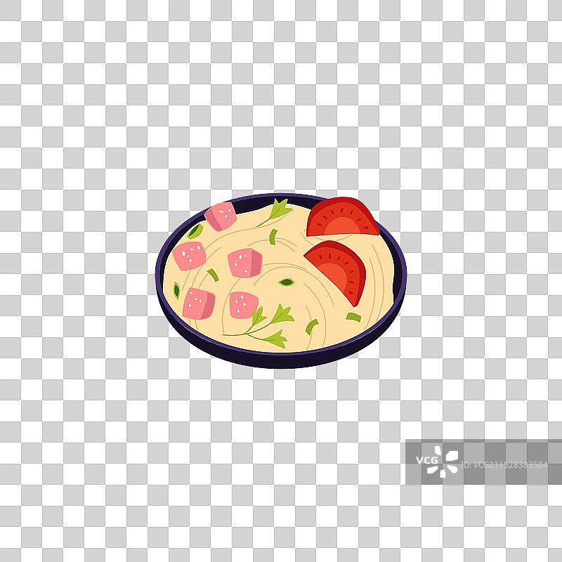 香肠意面图片素材