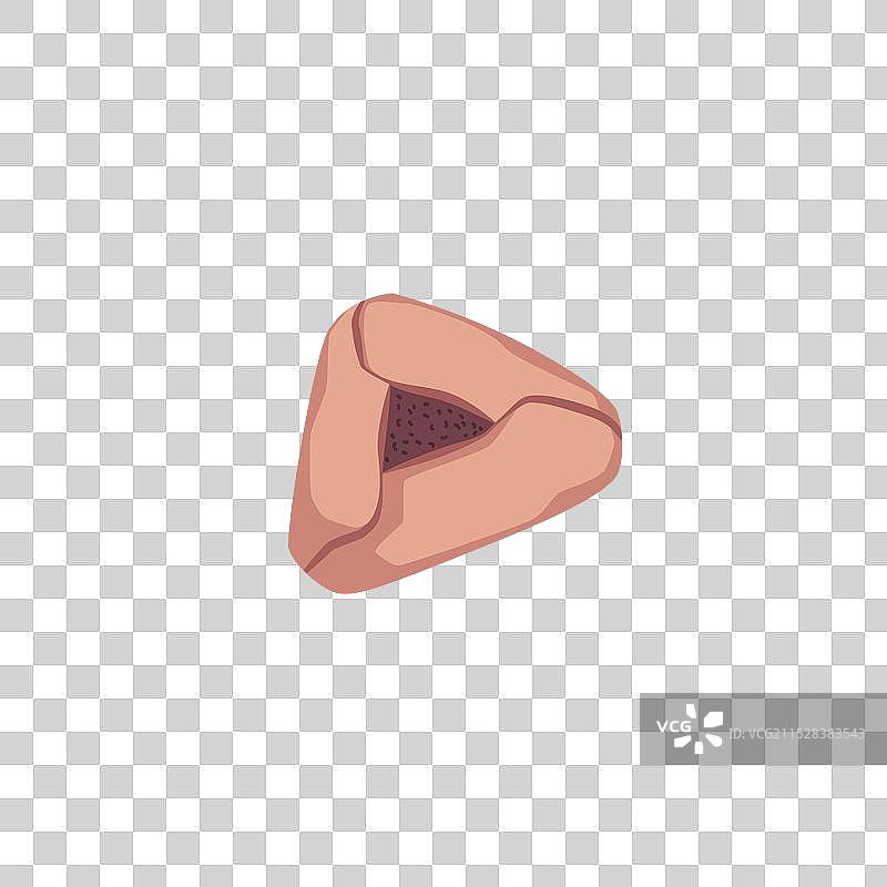 犹太节日普林节饼干食品图标图片素材