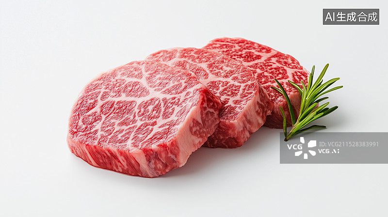 【AI数字艺术】美食主题海报——新鲜的牛肉图片素材