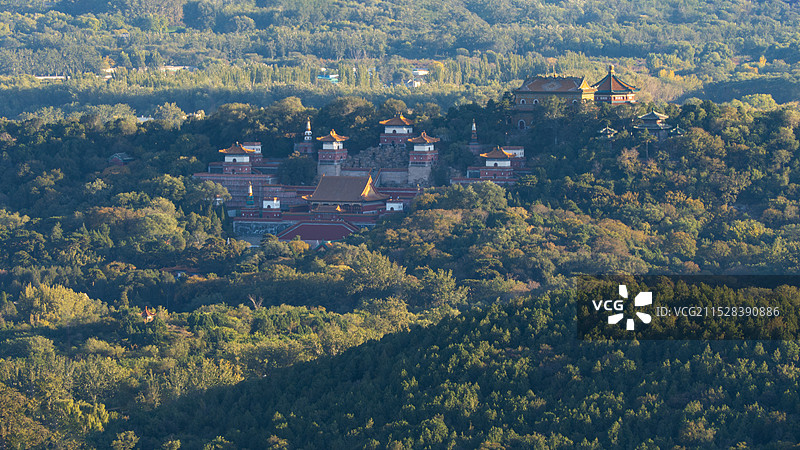 颐和园四大部洲夕照图片素材
