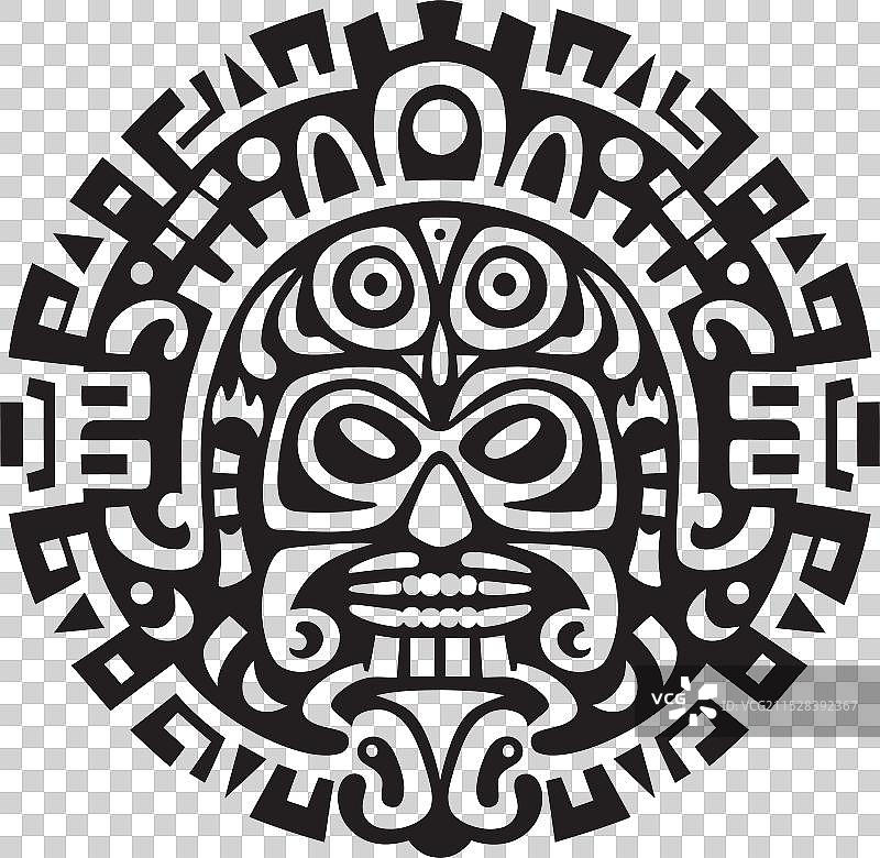 石雕华丽的中世纪城堡徽章图片素材