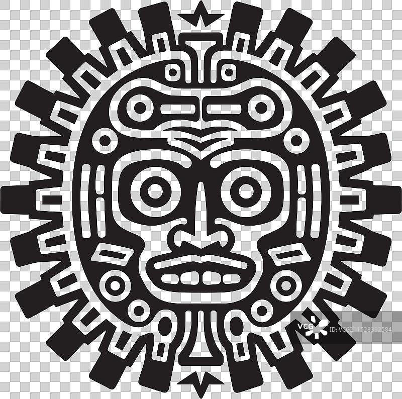 中世纪的石雕象征性设计的威严图片素材