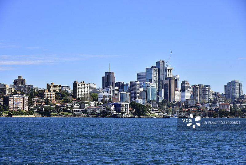 澳大利亚悉尼城市风光悉尼湾城市房屋建筑图片素材