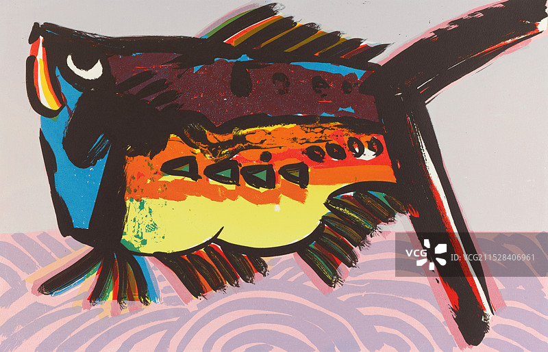 《昊尚NO.1》丝网版画图片素材