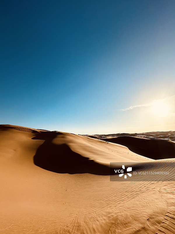 库布齐沙漠图片素材