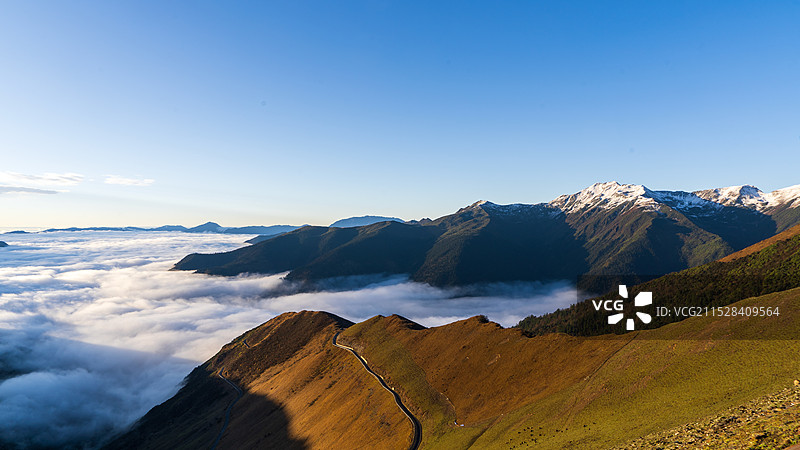 小众路线穿越宝金线图片素材