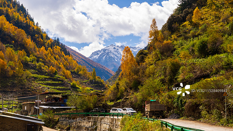 小众路线穿越宝金线图片素材