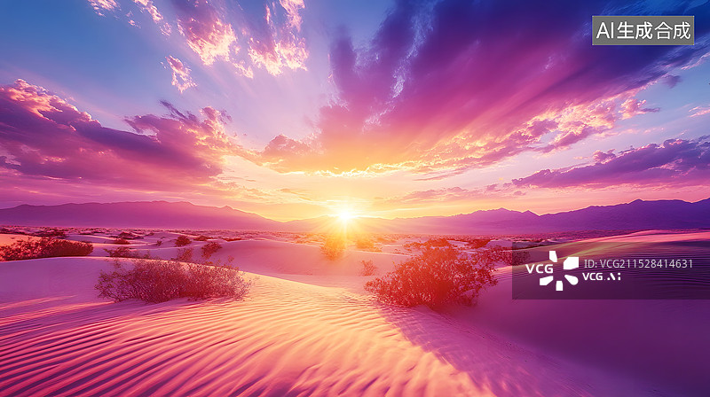 【AI数字艺术】沙漠,户外,风景,自然,环境,天空,唯美,宁静,壁纸,海报,偏远地区,戏剧性的天空,云,仙人掌,非都图片素材