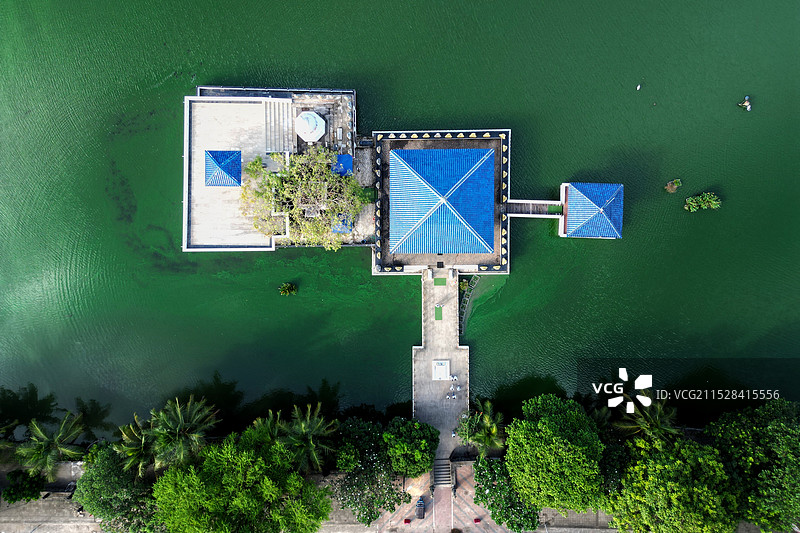 斯里兰卡科伦坡水中寺 Sima Malaka图片素材