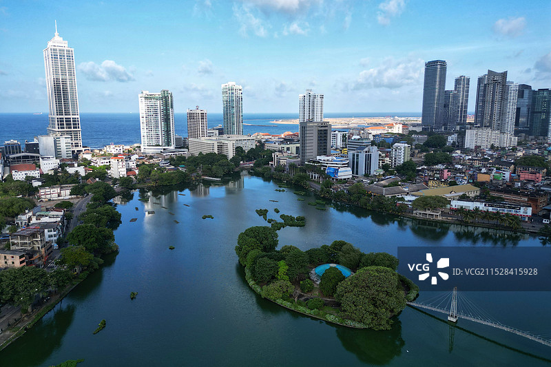 斯里兰卡科伦坡贝拉湖公园图片素材