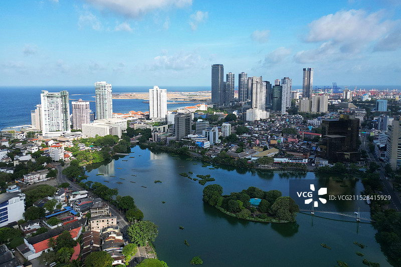 斯里兰卡科伦坡贝拉湖公园图片素材