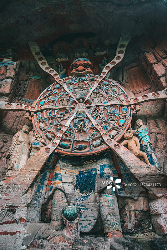 大足石刻，六道轮回，重庆图片素材