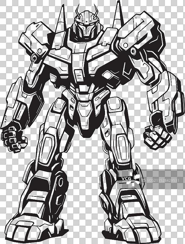 黑色武器的科技装备转变图片素材