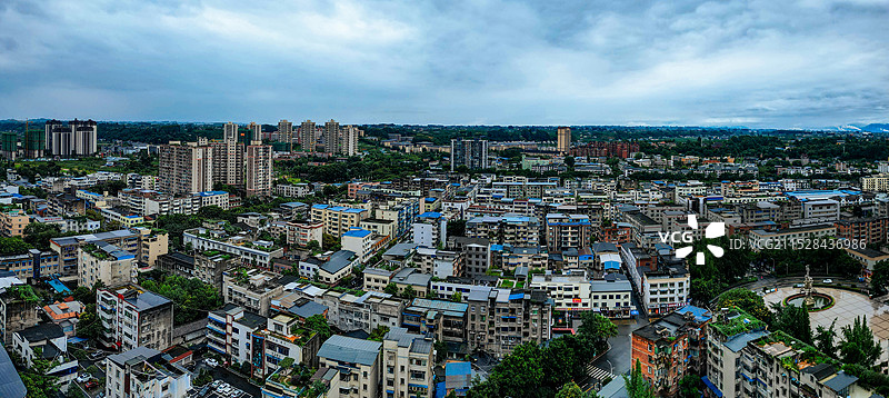 丹棱县 齐乐公园 大雅堂公园 齐乐镇 思蒙河 航拍图片素材