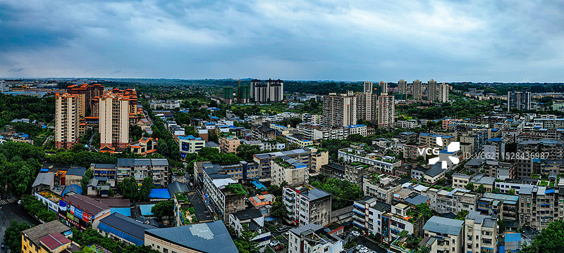 丹棱县 齐乐公园 大雅堂公园 齐乐镇 思蒙河 航拍图片素材