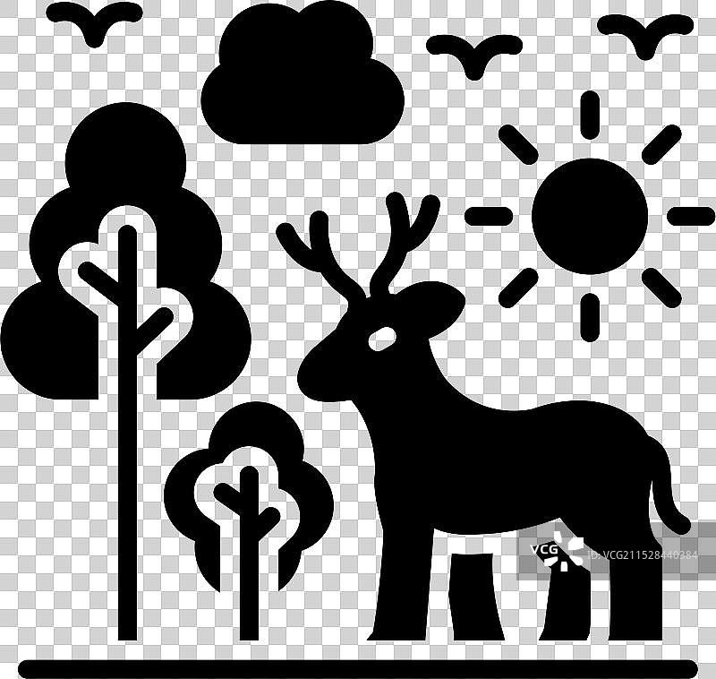 鹿图标图片素材