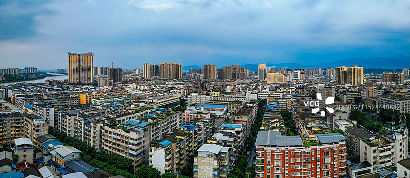江油市 绵阳市 太白广场 太白公园 金轮广场 航拍图片素材