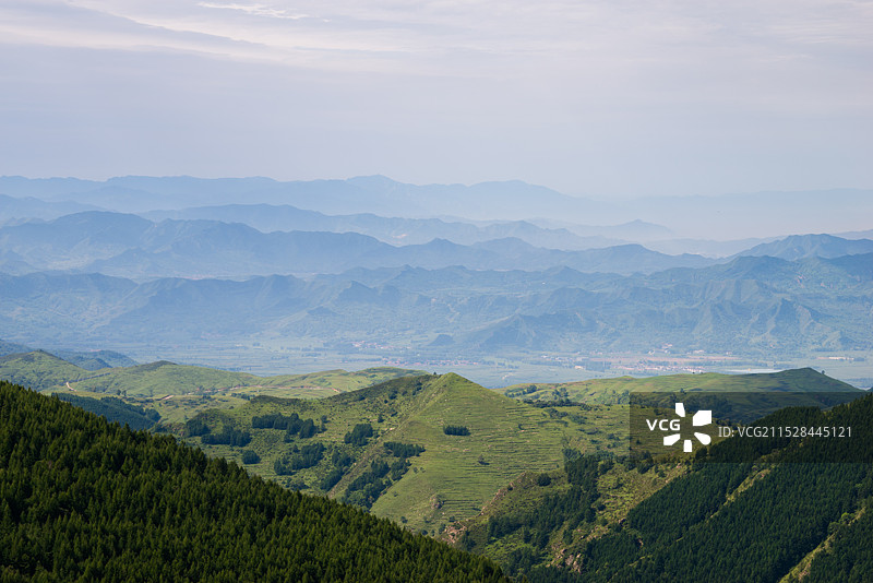 五台山南台顶，东台顶图片素材