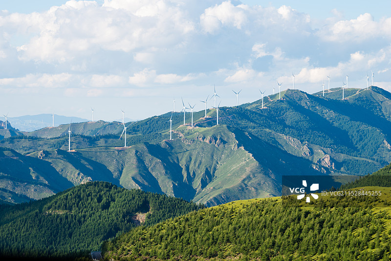 五台山南台顶，东台顶图片素材