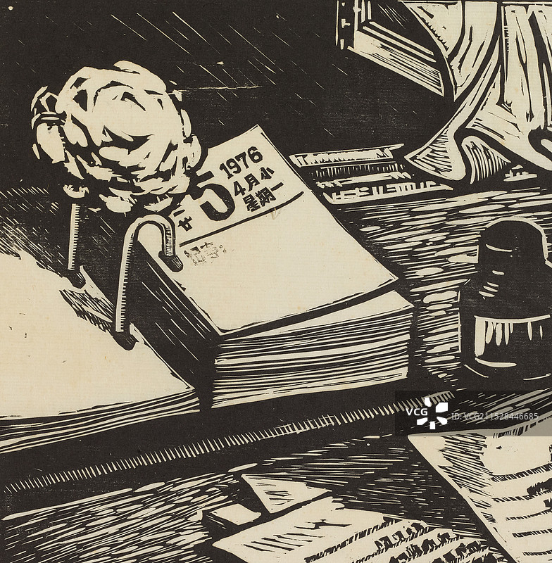 《心中的怀念》木板图片素材