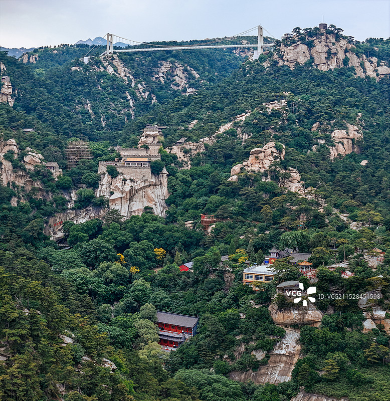 医巫闾山 北镇市 锦州 望海寺  双龙寺 航拍图片素材
