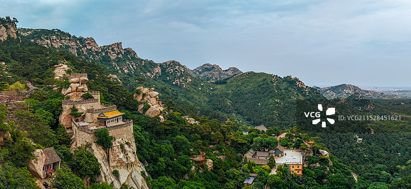 医巫闾山 北镇市 锦州 望海寺  双龙寺 航拍图片素材