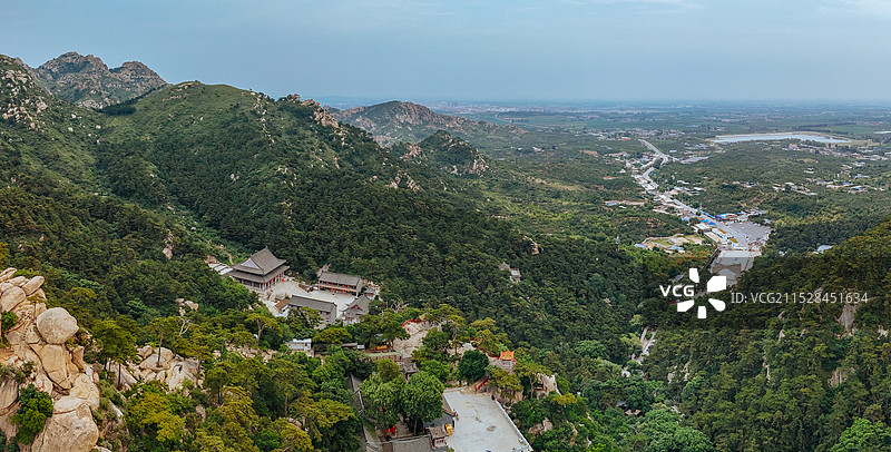 医巫闾山 北镇市 锦州 望海寺  双龙寺 航拍图片素材