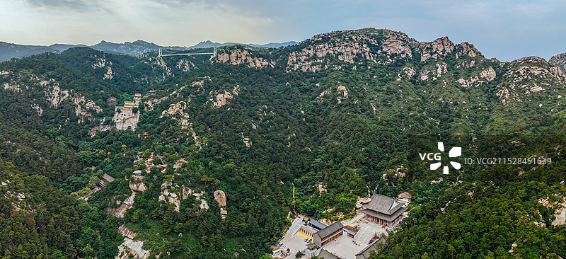 医巫闾山 北镇市 锦州 望海寺  双龙寺 航拍图片素材