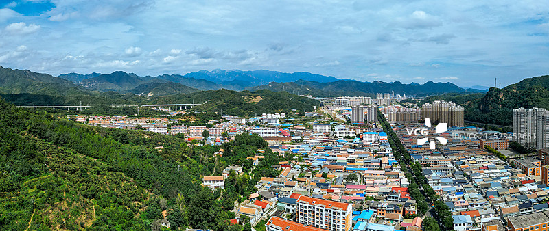 兴隆县 南山公园 承德市 财富九龙 兴隆镇 航拍图片素材