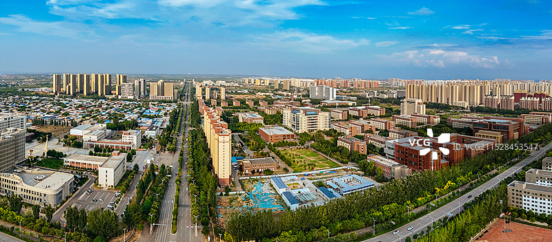 晋中市 图书馆 博物馆 万达 文华街 大学街 榆次区 大学城图片素材