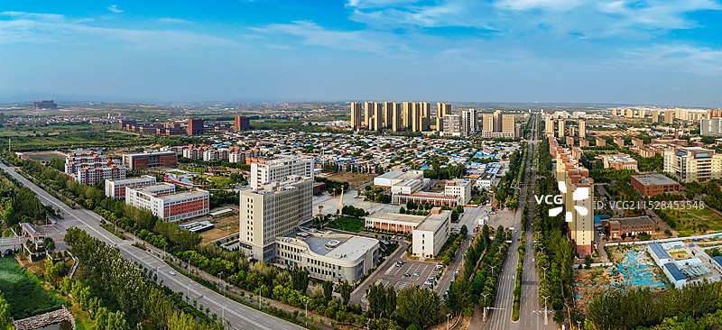 晋中市 图书馆 博物馆 万达 文华街 大学街 榆次区 大学城图片素材