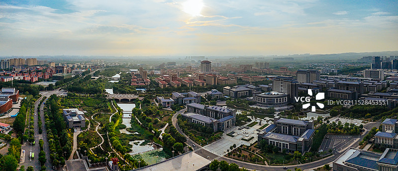 晋中市 图书馆 博物馆 万达 文华街 大学街 榆次区 大学城图片素材