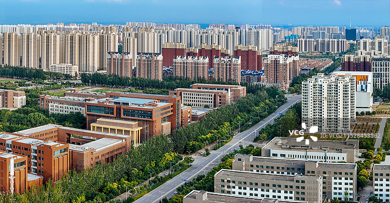 晋中市 图书馆 博物馆 万达 文华街 大学街 榆次区 大学城图片素材