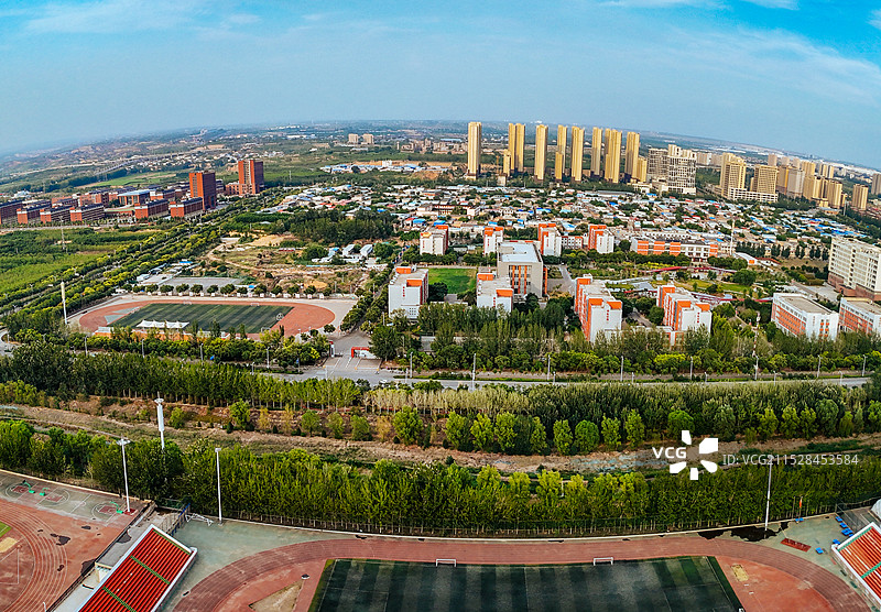晋中市 图书馆 博物馆 万达 文华街 大学街 榆次区 大学城图片素材